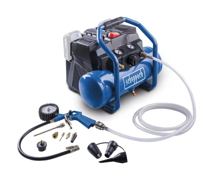 Scheppach C-ACT160/6-X - Compressore 6Lt a batteria - 8bar - solo corpo