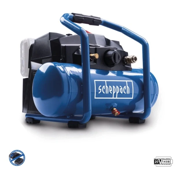 Scheppach C-ACT160/6-X - Compressore 6Lt a batteria - 8bar - solo corpo