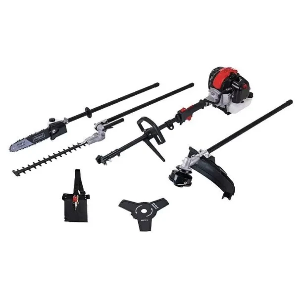 Scheppach Pmt520 - Decespugliatore a scoppio motore 2 tempi 4In1 - con accessori