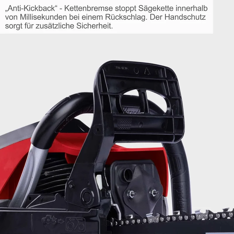 Scheppach PCS56 - Motosega a scoppio - Motore a benzina 2 tempi 3,1 CV - Taglio da 51 cm