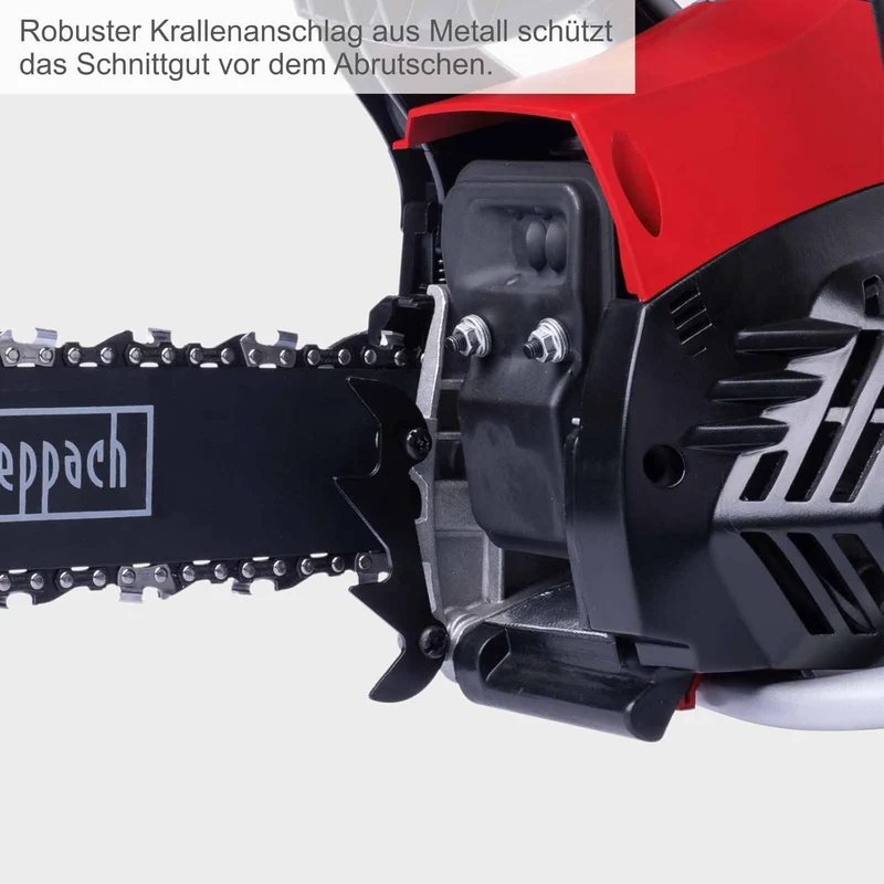 Scheppach PCS38 - Motosega a scoppio a benzina a 2 tempi da 1,8 CV - lama 35 cm