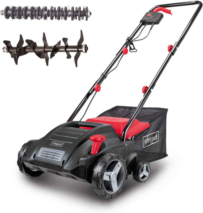 Scheppach SC32 - Arieggiatore scarificatore elettrico 32cm cestello 30 litri 220V