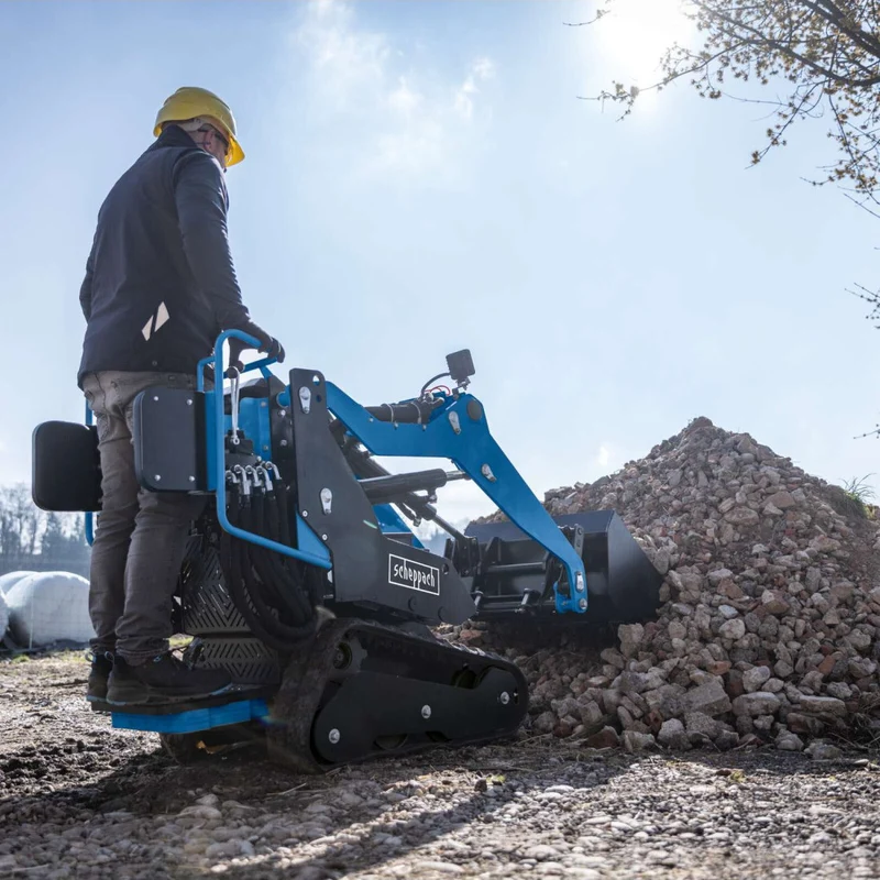 Scheppach MKL730 - Minipala Cingolata a scoppio 8,5CV - portata 200kg