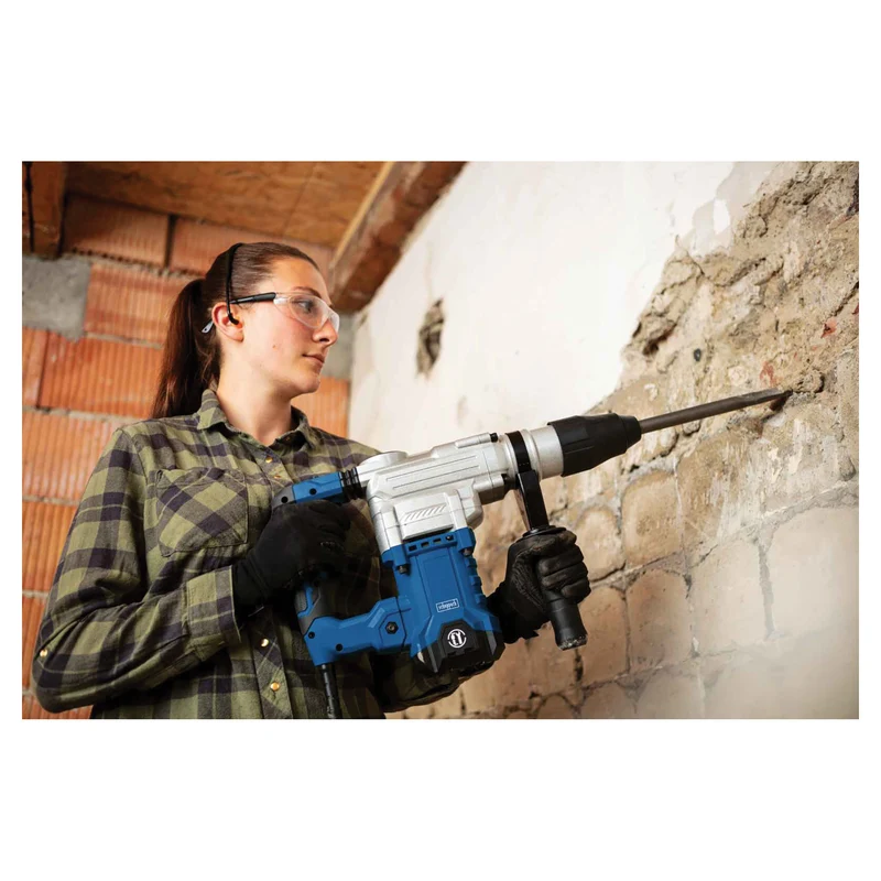 Scheppach DH1600MAX - Martello demolitore perforatore SDS MAX 10 J - 1600W - peso 7,3 kg 220V