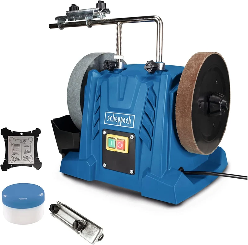 Scheppach Tiger 5000S - Affilatrice affilacoltelli levigatrice ad acqua - 200W