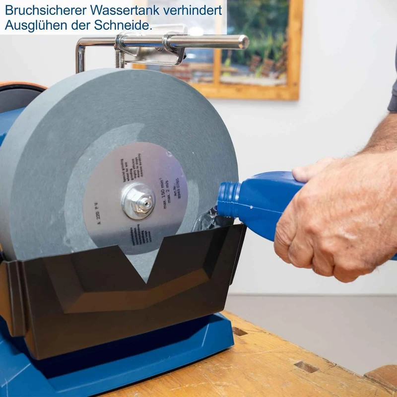 Scheppach Tiger 5000S - Affilatrice affilacoltelli levigatrice ad acqua - 200W