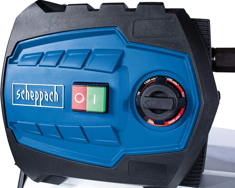 Scheppach DM600Vario - Tornio da legno 550 W potenza - velocità variabile