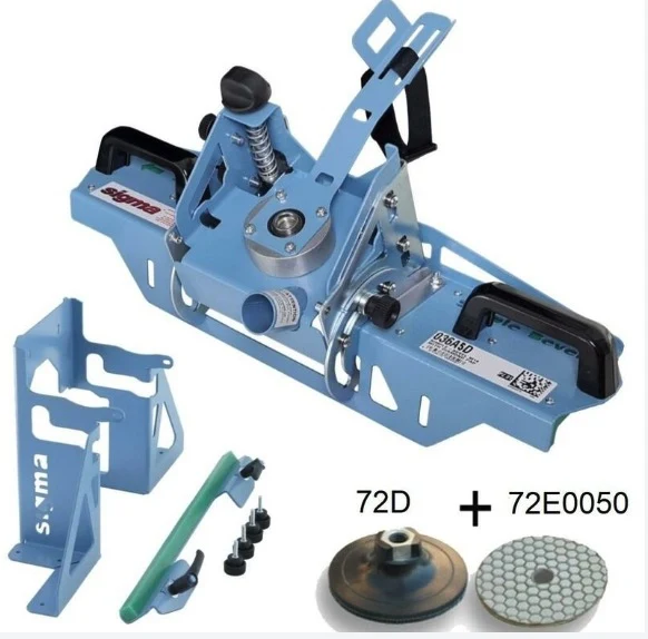 Sigma SIMPLE-BEVEL 36A5DKIT - Smussatrice per piastrelle con attacco per smerigliatrice + supporto da banco