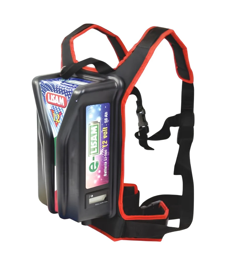 Lisam w1486 zaino batteria al litio a spalla 12v , 56 ah , 3,9 Kg