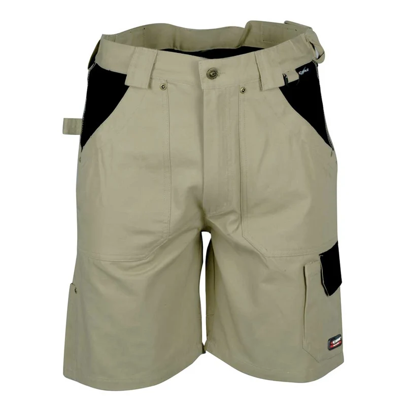 Pantaloni corti da lavoro Cofra SARAGOSSA - Beige/Nero - Bermuda V057-0-00