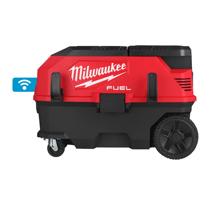 Milwaukee M18 ONEF2VC34M-0 - Aspiratore a batteria 18V o filo solidi/liquidi in classe M con doppia batteria e VacLink