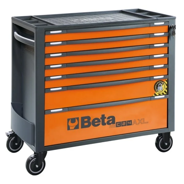 Beta RSC24AXL/7 - Cassettiera porta attrezzi 7 cassetti, con sistema antiribaltamento, modello lungo