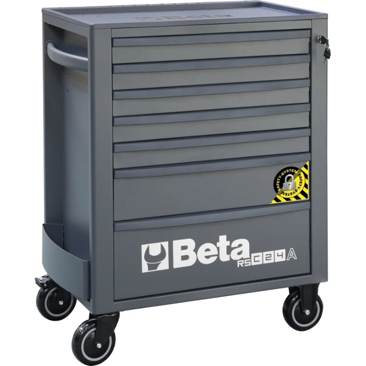 Beta RSC24A/7 - Cassettiera porta attrezzi 7 cassetti, con sistema antiribaltamento