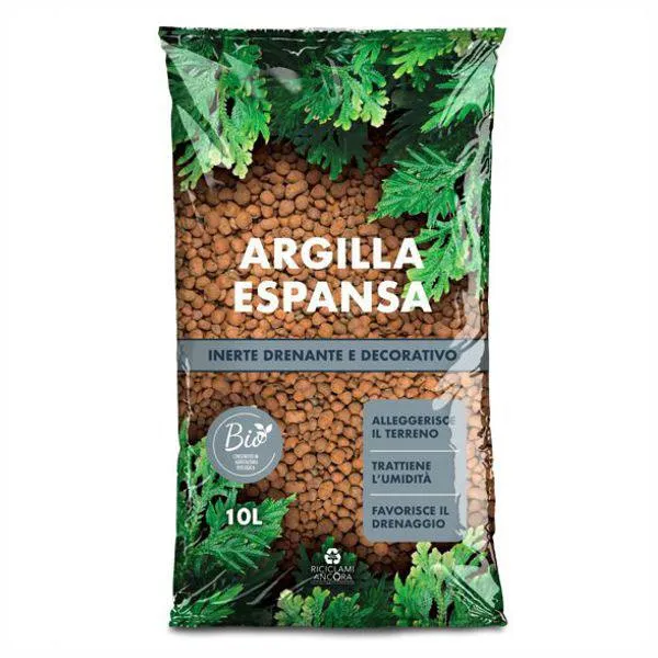 🌱 Argilla Espansa 10 Lt – Granulometria 8/12 mm