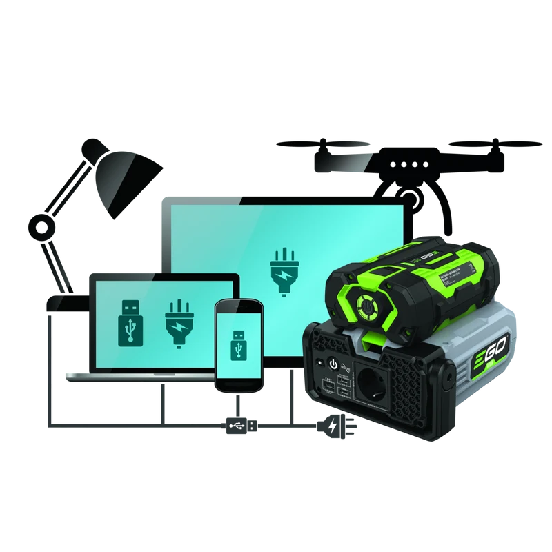 EGO Power PAD5000E Inverter di Potenza Nexus Escape 400W