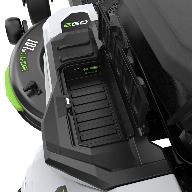 EGO Power ZT4201E-S Trattorino Tosaerba Zero Turn Z6 da 107cm con Tecnologia E-Steer