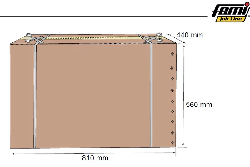 Femi TR1025/B Troncatrice per legno radiale 220v , 2000w , taglio max 340x90 mm