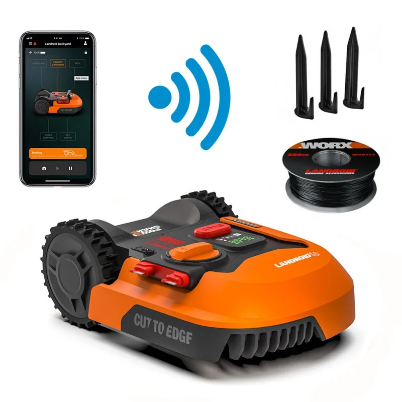 Worx LANDROID M WR143E - Robot rasaerba tagliaerba automatico 1000MQ