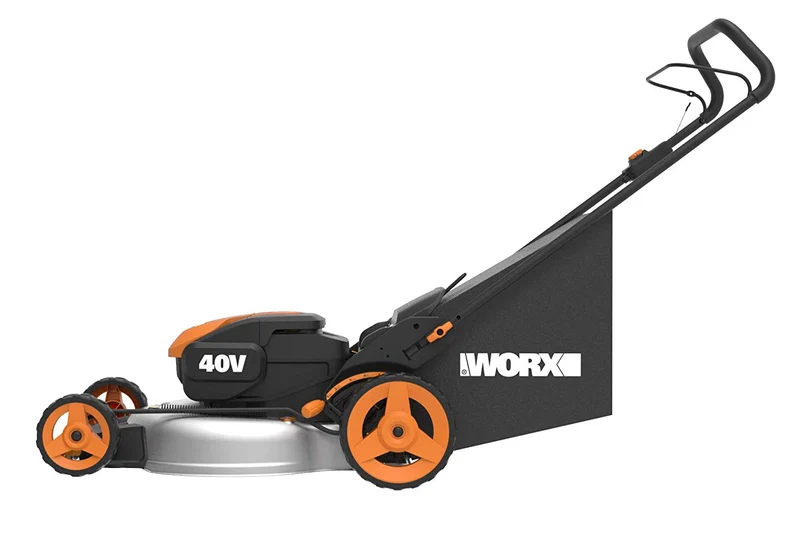 Rasaerba a batteria Worx WG751E - due batterie da 20v + 20v da 4Ah - scocca in acciaio con OMAGGIO