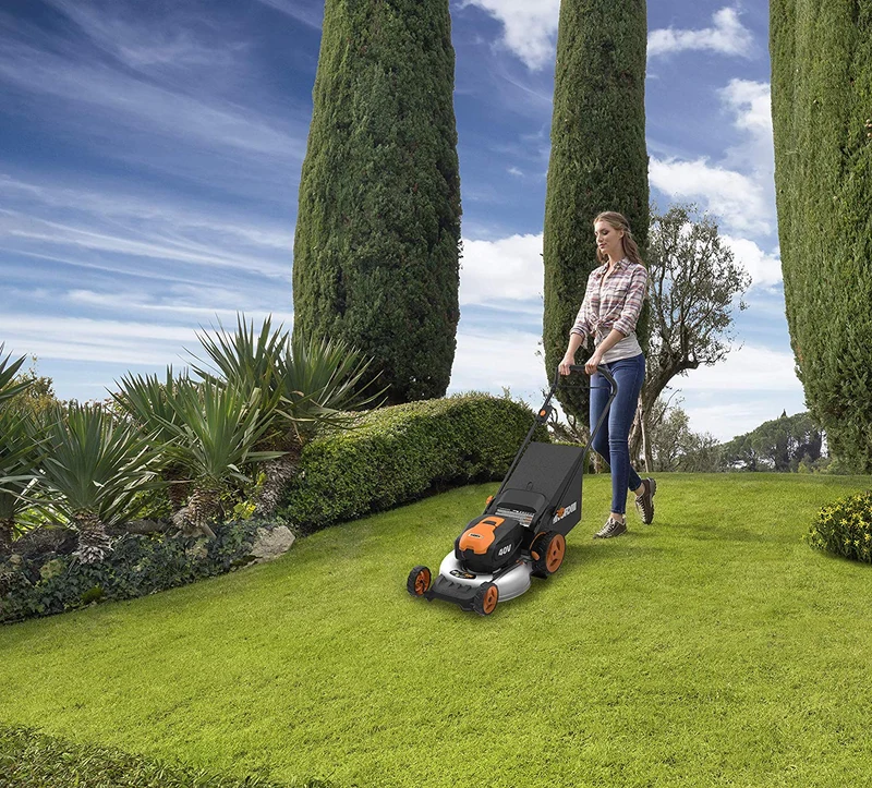 Rasaerba a batteria Worx WG751E - due batterie da 20v + 20v da 4Ah - scocca in acciaio con OMAGGIO