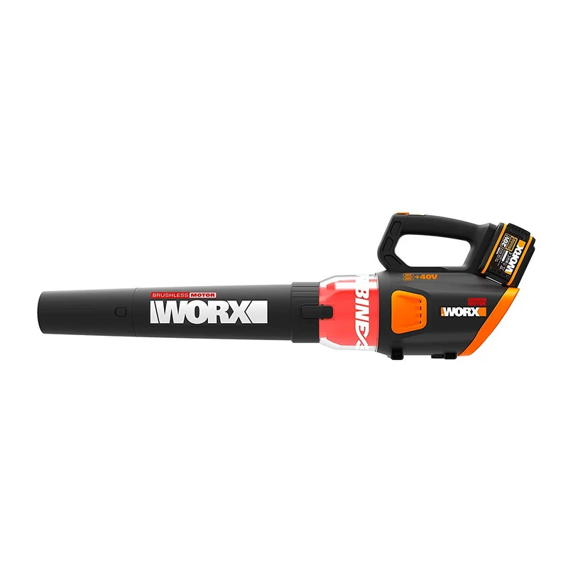 Worx WG584E - Soffiatore/soffia foglie a batteria 2x20V con motore brushless con OMAGGIO