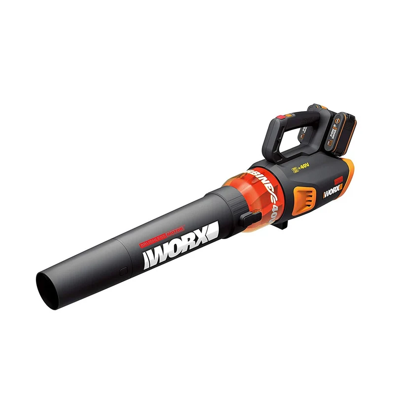 Worx WG584E - Soffiatore/soffia foglie a batteria 2x20V con motore brushless con OMAGGIO