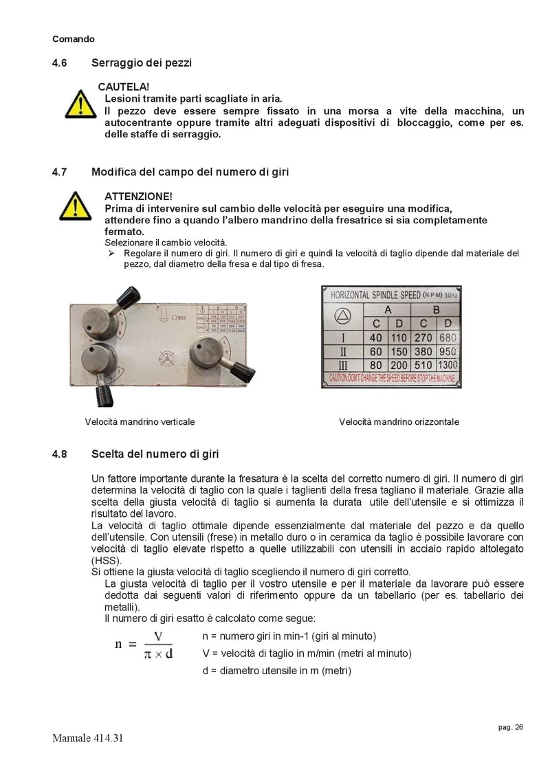 Ltf 414.31 fresatrice verticale/orizzontale visualizzata 3 assi - tirante pneumatico - con morsa