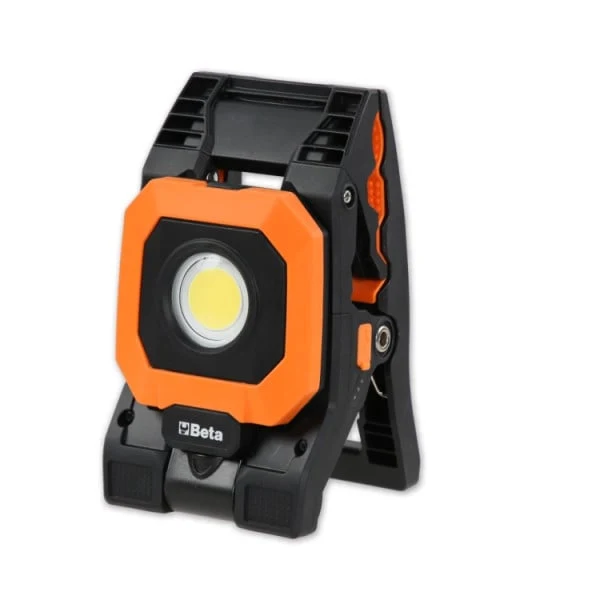 Beta 1838CLAMP - Faretto a pinza ricaricabile, 4 intensità luminose, orientabile, ricarica USB