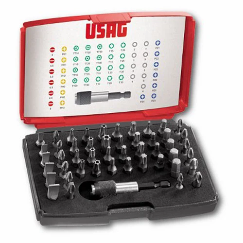 Usag 692 J49 - Assortimento di inserti per avvitatura (49 pz) - attacco 1/4"