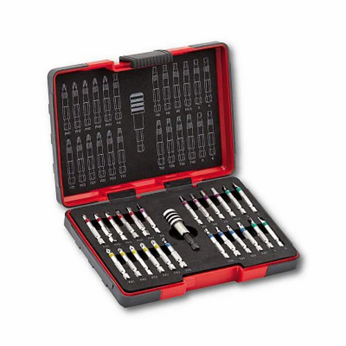 Usag 664 S25 - Assortimento di inserti lunghi per avvitatori (25 pz) - attacco 1/4"