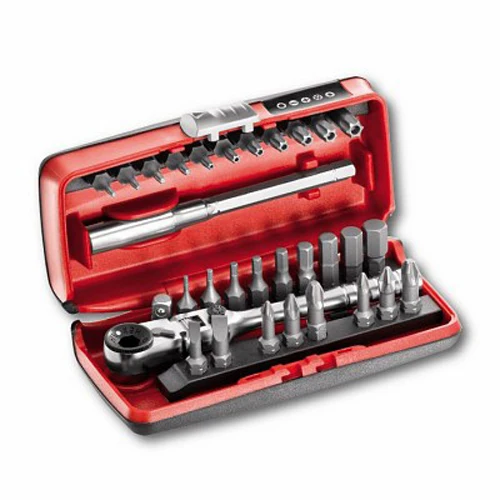 Usag 606 1/4 SK - Assortimento inserti con cricchetto reversibile - mini kit (31 pz)