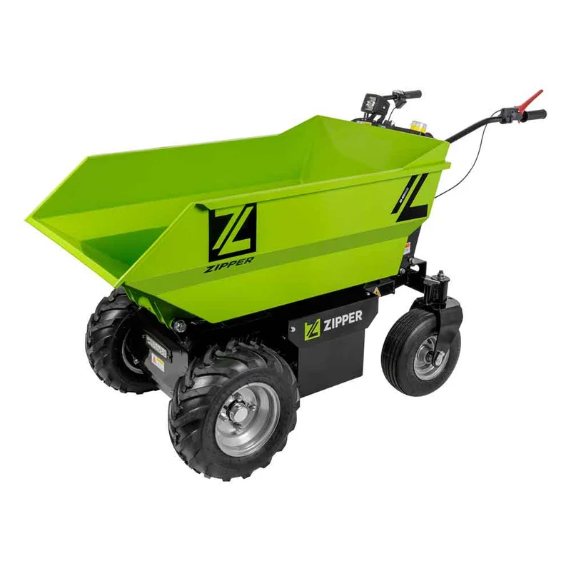 Zipper ZI-ED500 - Motocarriola a 4 ruote a batteria 500 kg 1000W