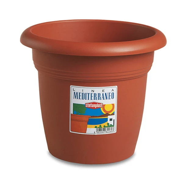 Vaso in plastica tondo Mediterraneo