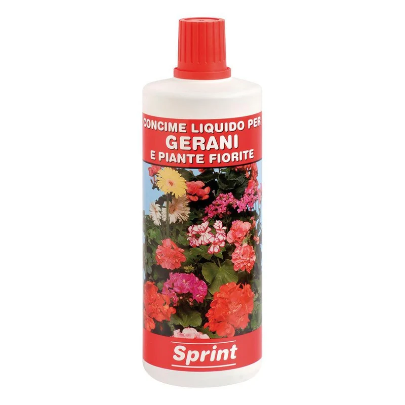 🌸 Concime liquido per gerani e piante fiorite Sprint