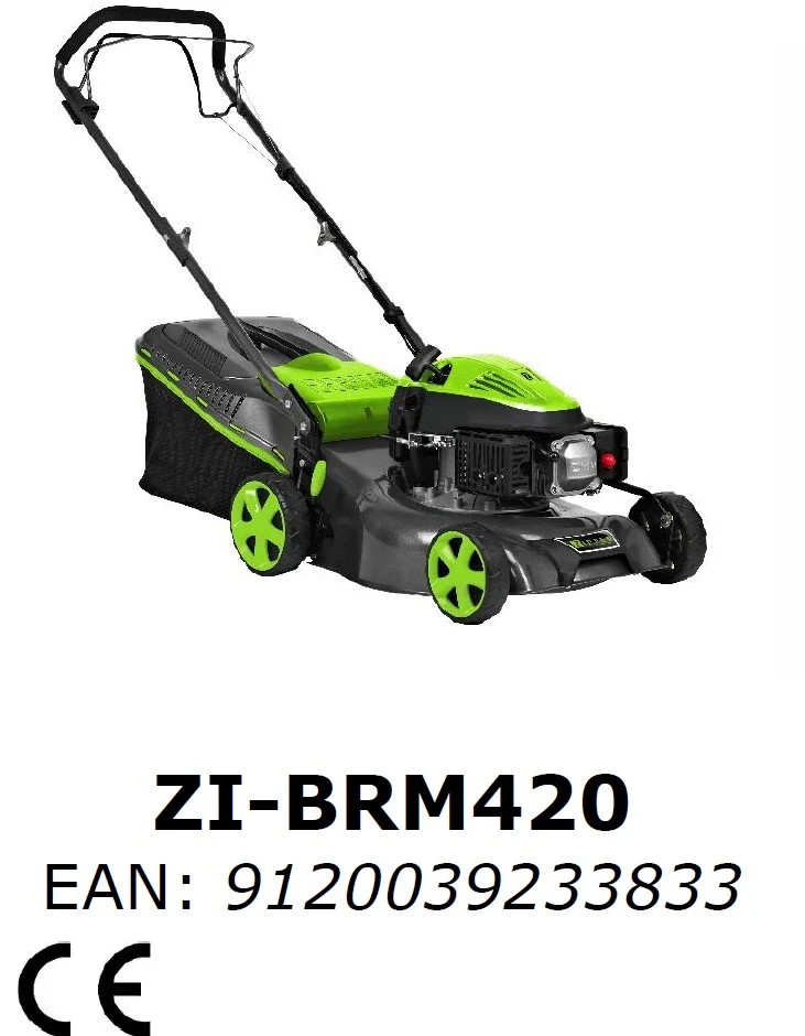 ZIPPER zi-brm420 Rasaerba a scoppio 79,8 cc taglio 420 mm