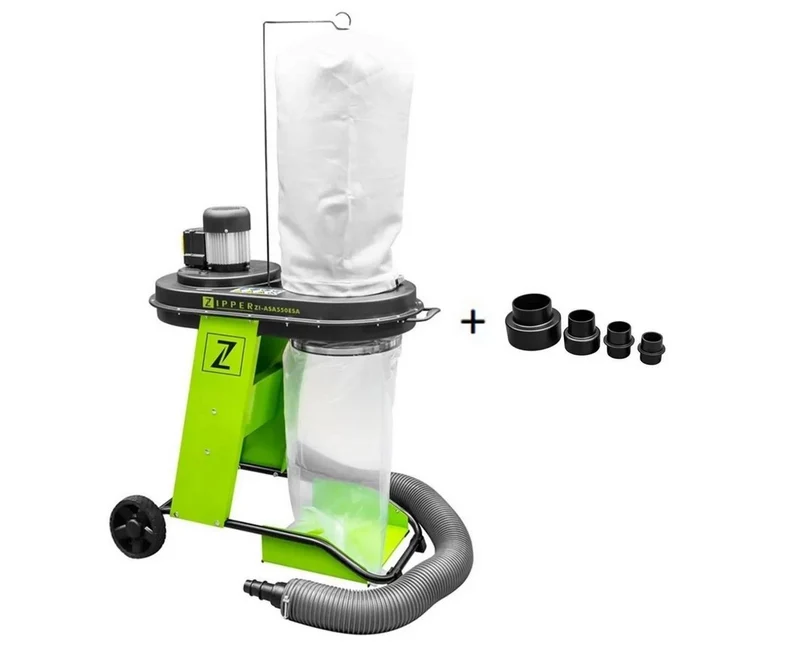 Zipper zi-asa550e Aspiratore trucioli carrellato 220v , 550w