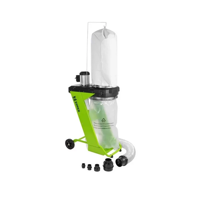 Zipper zi-asa550b aspiratrucioli carrellato 220v , 550w