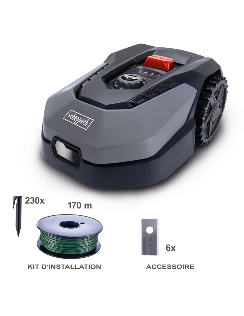 Scheppach robocut XXL900 - Robot rasaerba 20V con bluetooth e wifi integrato