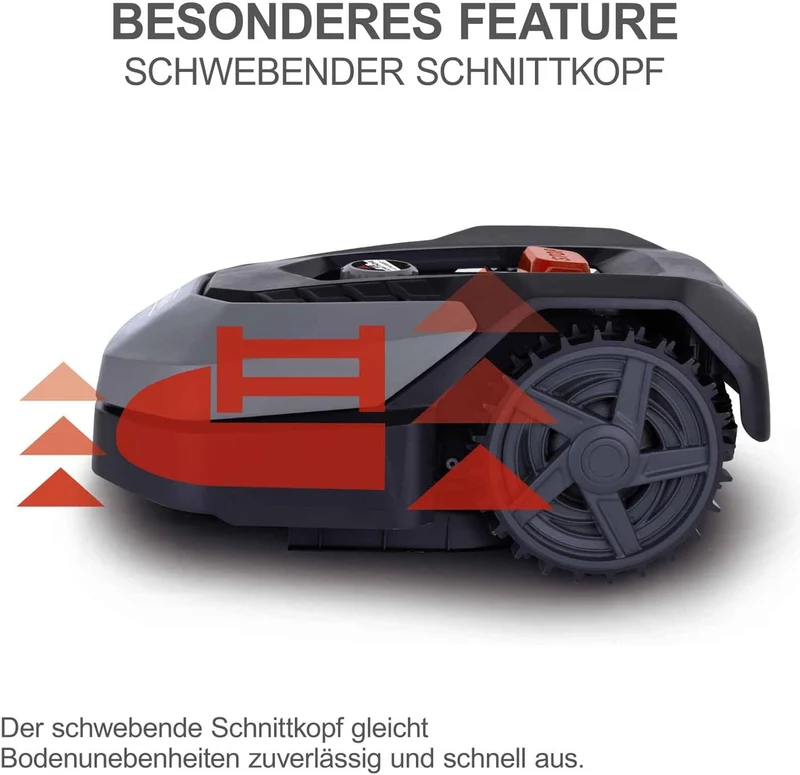 Scheppach Robocut XL600 - Robot rasaerba 20V con bluetooth e wifi integrato - fino a 600 MQ
