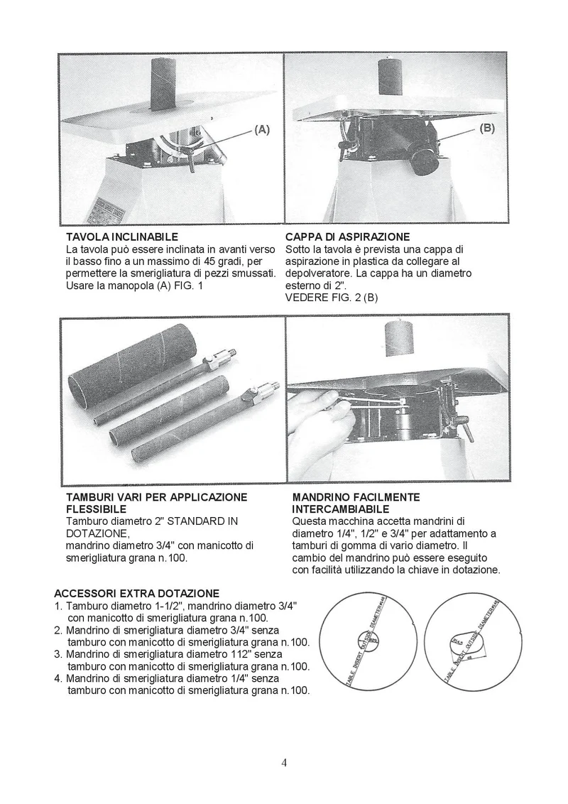 XCALIBUR X864000101 Levigatrice a rullo oscillante professionale