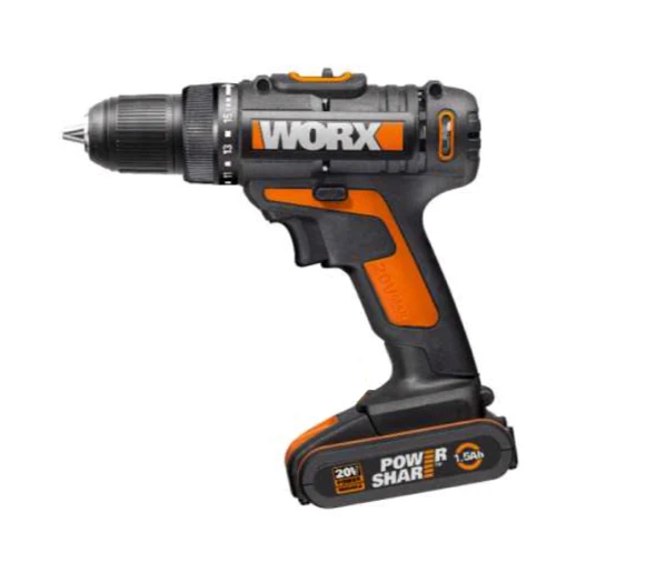 Worx WX101 - Trapano avvitatore a batteria 20V 2x1.5Ah