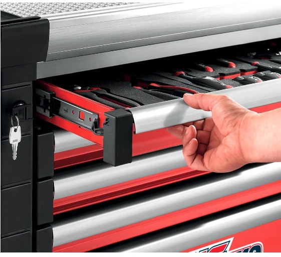 USAG U05190628 - 519 RS6/3MM - Carrello porta attrezzi per officina linea RACING completo di 156 utensili