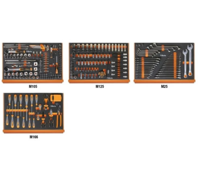 Beta 5988L/4M Assortimento di 273 utensili per autoriparazione in vassoio morbido in EVA
