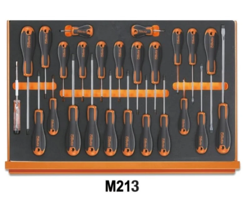 Beta 5988U/7M Assortimento di 215 utensili per impiego universale in vassoio morbido in EVA