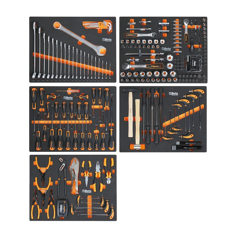 Beta 045009158A - Assortimento utensili in termoformato morbido - 268 utensili