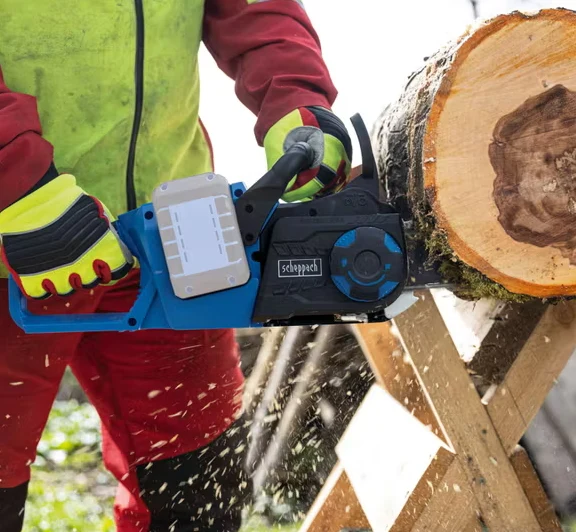 Scheppach bc-cs355duo-x Motosega brushless 40v lama 33.5 cm , senza caricabatterie e senza batterie ixes