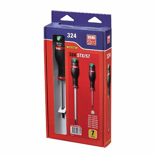 Usag 324 STX/S7 - Serie di 7 giraviti con impronta TORX® Tamper Resistant