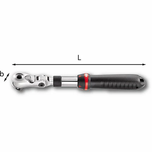 Usag 237 FB 1/2 - Cricchetto telescopico con testa snodata