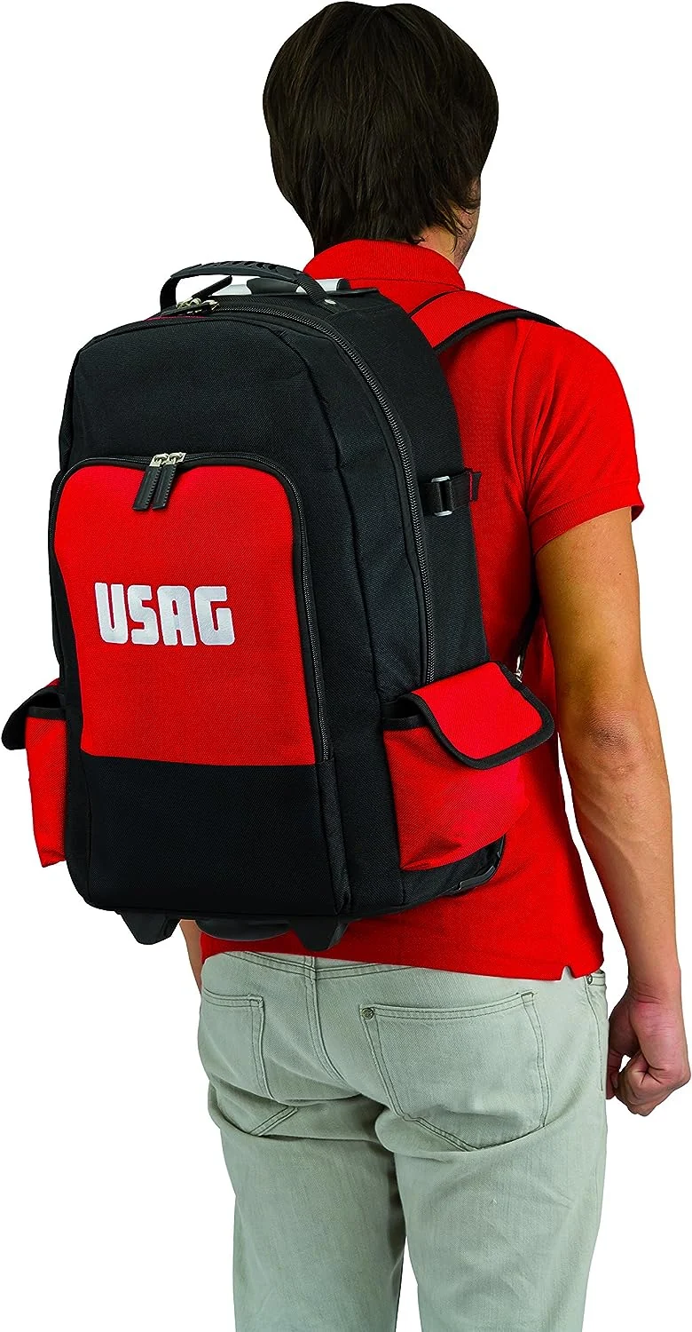 Usag 007 TV - Zaino trolley professionale portautensili per attrezzi (vuoto)