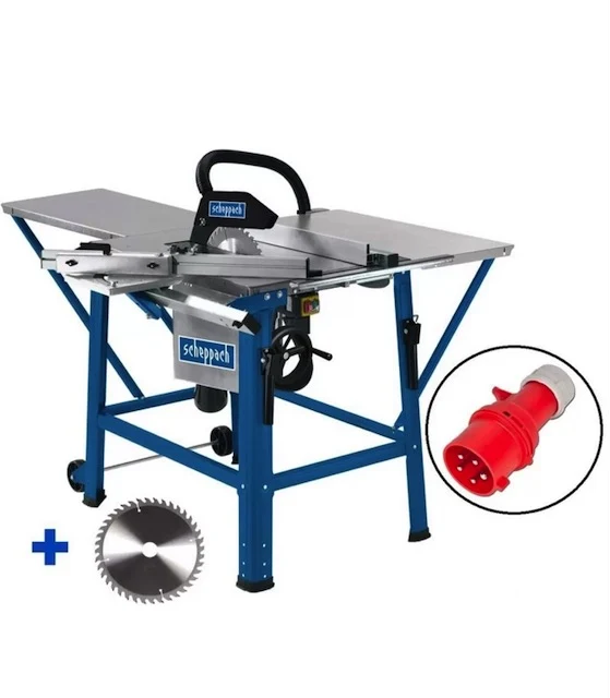 Scheppach TS310 / 400V - Banco sega circolare da cantiere per legno D315 - 400V